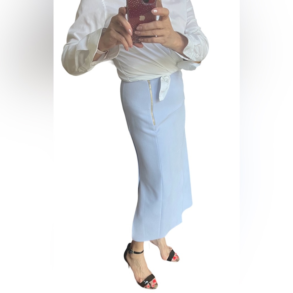 ROLAND MOURET Abrams crepe pencil skirt size 6 - Picture 7 of 15